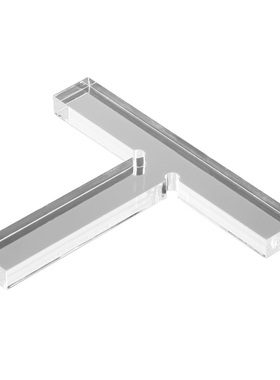 篆刻透明L型印规印板盖印定位亚克力T型印矩文房四宝印章垫子工具