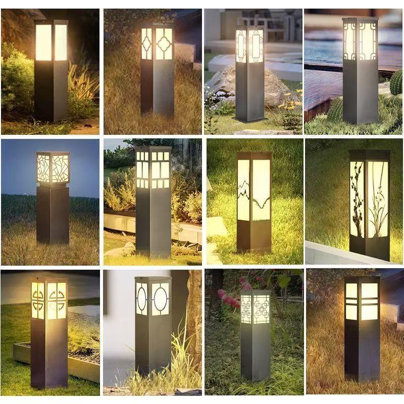 户外太阳能草坪灯简约LED防水小区花园别墅公园草地装饰景观灯