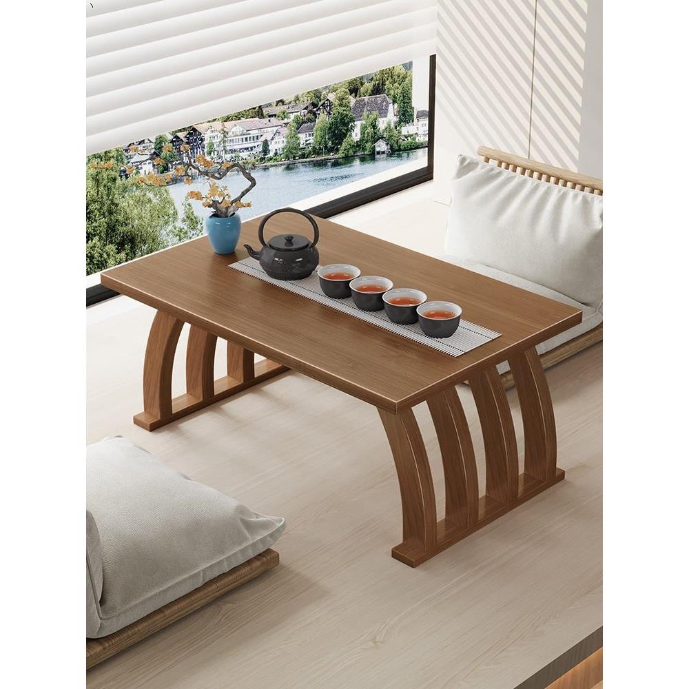 炕桌家用非实木榻榻米茶几中式飘窗桌子茶桌农村吃饭炕几古风日式