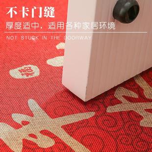 .亚麻入户门地垫耐脏免洗可裁剪蹭土脚垫门外门口防滑垫子家用地