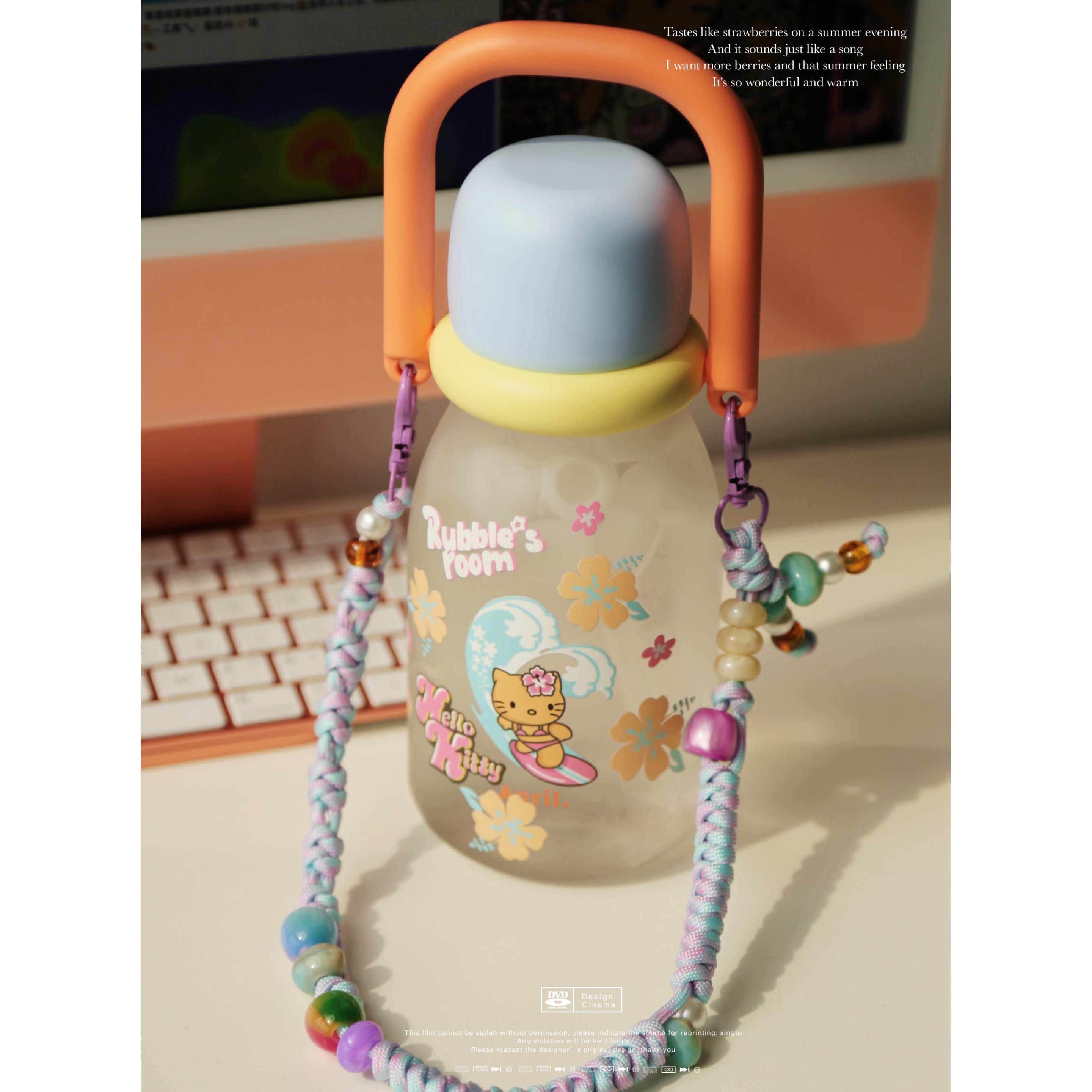 JOJO器屋 April夏季吸管水杯子双饮大容量可爱高颜值学生便携儿童