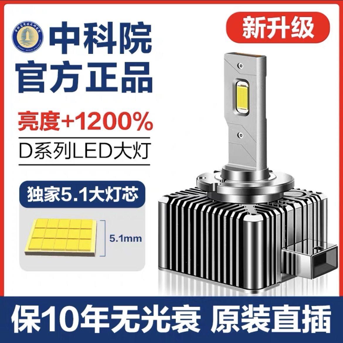 汽车LED客厅灯泡D1S D3S D5S D8S D2S D4S氙气氙气灯改装远近光超