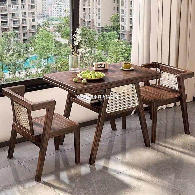 阳台桌椅组合全实木小型实木新款家用一桌二椅组合休闲三件套茶桌,3C数码配件,USB灯,淘宝优惠券,粉丝福利购,淘宝优惠卷