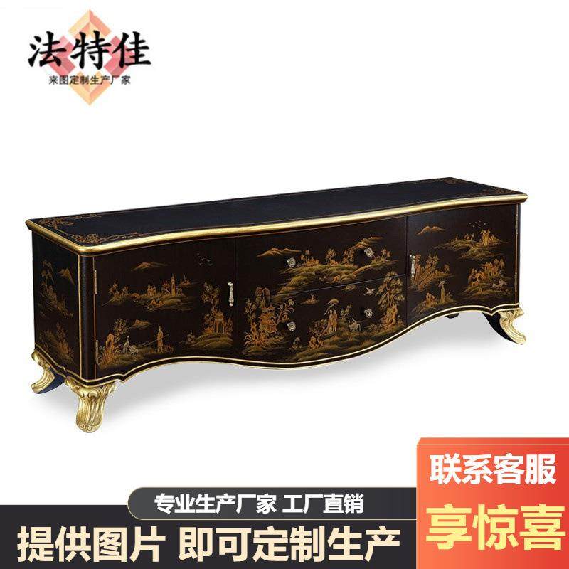 新古典法式中国风复古手绘黑金色人物风景描金边2.2米客厅电视柜,模玩/动漫/周边/娃圈三坑/桌游,模型制作工具/辅料耗材,淘宝优惠券,粉丝福利购,淘宝优惠卷