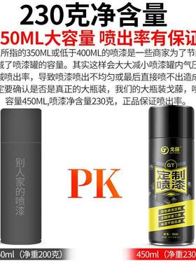 车2瓶自动喷漆手摇喷漆防锈漆1家具58770木器汽专用用黑白色油漆