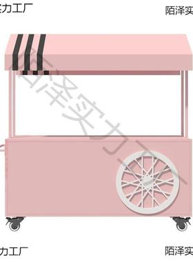 夜花小推车户外示30627架促销台市摊位车移动车展式手推车流动花