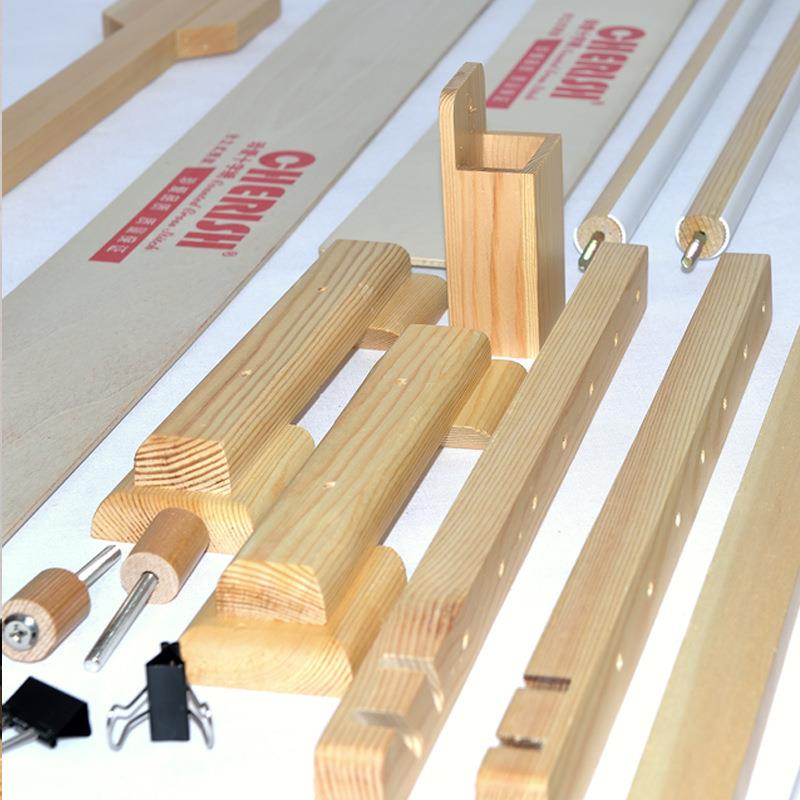 399绣润源木头工厂十字绣绣布艺工艺樟品刺子松实绣架