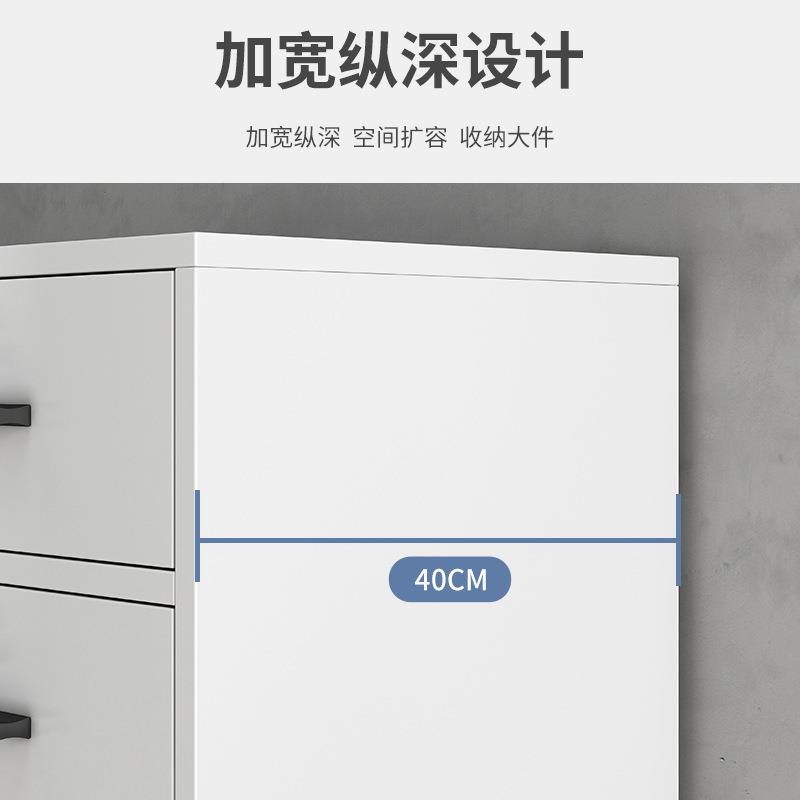 办公室文件柜桌下储物柜落地组合式资料柜分层档案柜带锁抽屉柜子