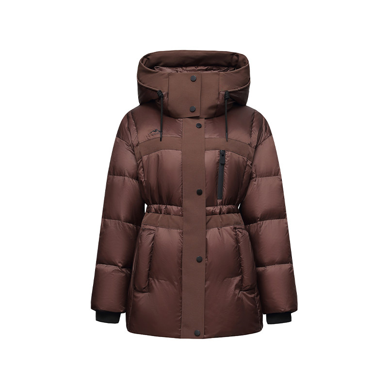 【金金宠粉】冬季中长款加厚鸭绒外套羽绒服MY24W701