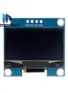 四针 1.3寸OLED 模块 128X64液晶 SSH1106 IIC接口 白色/蓝色显示