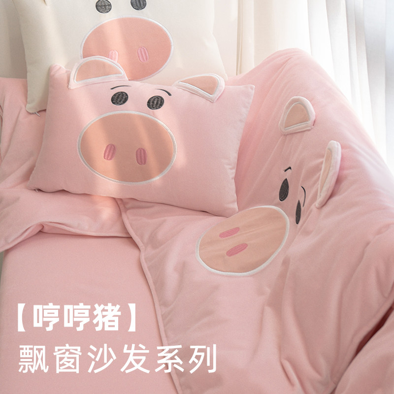 【哼哼猪】2023新款飘窗沙发飘窗垫轻奢窗台垫定制网红阳台垫定做