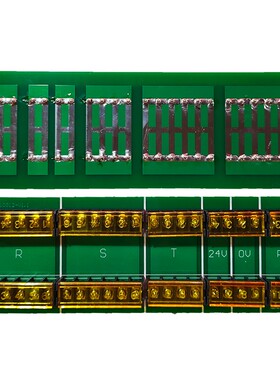 电子绿色电线连接器接线端子排导轨模块继电器端子台端子座RST24V