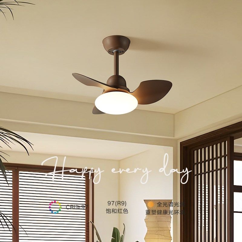 风扇灯卧室灯客厅书房灯餐厅儿童房护眼静音简约法式中古风吊扇灯,家装灯饰光源,风扇灯,淘宝优惠券,粉丝福利购,淘宝优惠卷