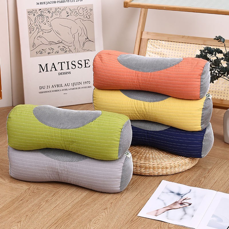 【朴美星源】枕头护颈枕花草枕芯面料颈椎曲线睡眠手工荞麦枕透气