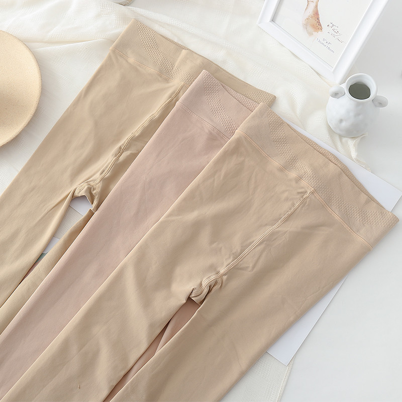 春秋季肉色丝袜防勾丝黑色连裤袜裸感光腿神器自然肤色打底袜子女