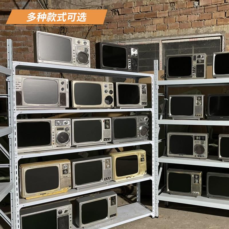 可以播放老式黑白电视机7080年代复古怀旧道具摆件