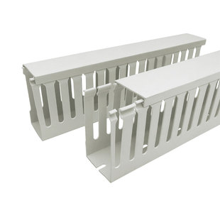 100 配电箱布光纤网线理线槽 塑料pvc线槽阻燃工业明装