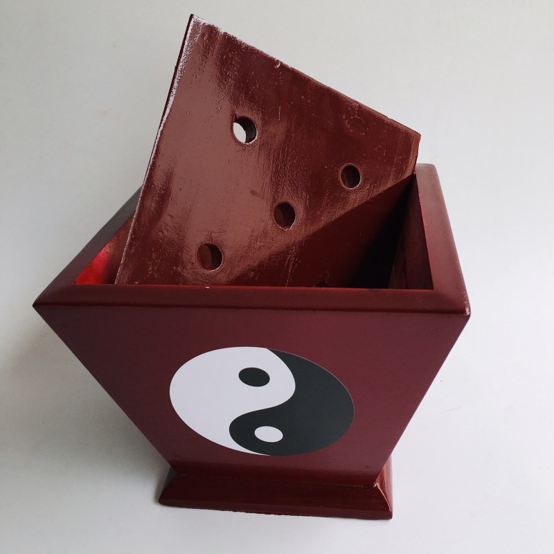 道家用品法器令旗底座五龙旗五行旗小斗底座太极八卦斗旗座大号斗