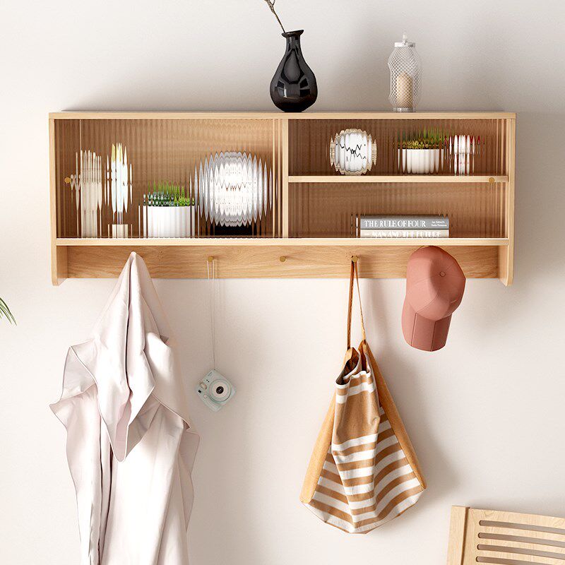 实木餐厅厨房吊柜上墙壁挂墙面式储物置物架餐桌餐边卫生间收纳柜