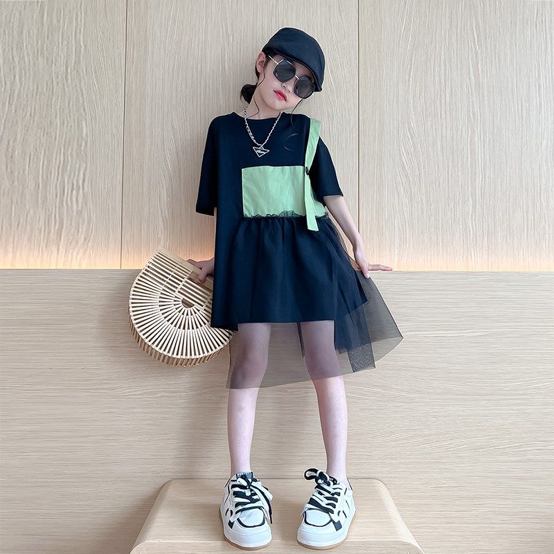 女童连衣裙夏季2023夏装女孩短袖t恤裙儿童中长款裙子公主裙宽松,童装/婴儿装/亲子装,连衣裙,淘宝优惠券,粉丝福利购,淘宝优惠卷