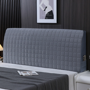 新款 全包床头防尘罩床头套罩子软包木床靠背夹棉床靠布艺遮丑神器