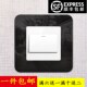透明 插座罩开关装 亚克力开关贴墙贴 高档 饰套 开关保护套 白色