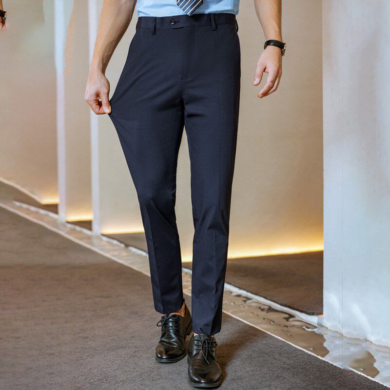 西裤女职业工装裤上班正装西服工作九分裤子中高腰直筒裤工装男裤