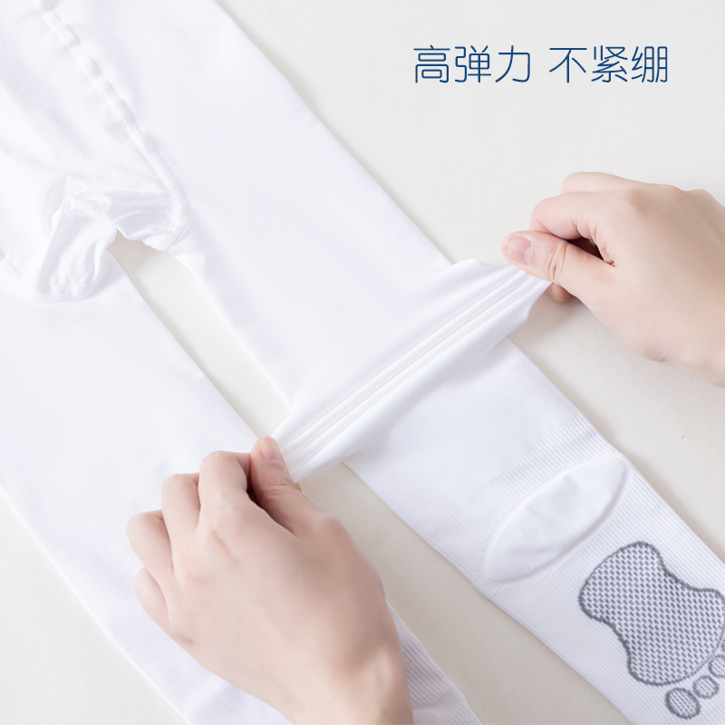 女童舞蹈袜白色连裤袜肤色打底丝袜光腿神器儿童春夏薄款打底裤袜