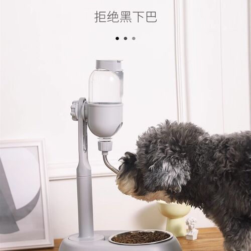 狗狗不湿嘴喝水器饮水机挂式悬挂喂食碗喂水壶小型犬猫咪宠物用品