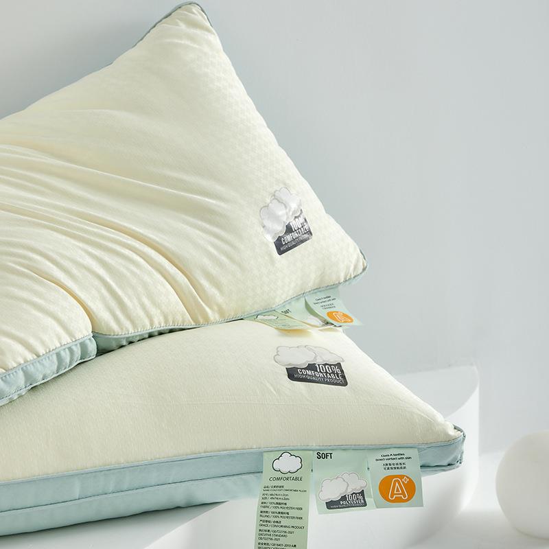 直销新款A类羽丝绒枕头星级酒店高枕宾馆护颈枕芯低枕单人家用工