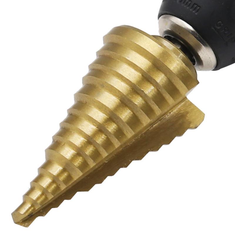 直销新款六角柄直槽阶梯钻 宝塔钻 台阶钻头 扩孔钻6-35 铁板 铝