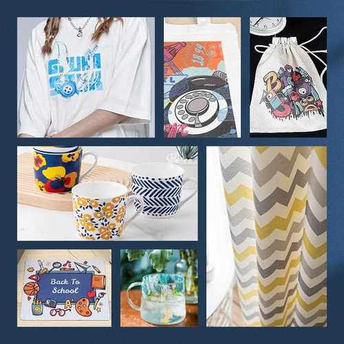 直销新款A4热转印纸100克快干纸涂层杯印花热转印纸瓷盘烤杯烫画