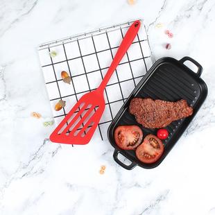 厨房专用硅胶铲硅胶煎铲漏铲煎鱼铲耐高温不粘锅铲烹饪铲 直销新款
