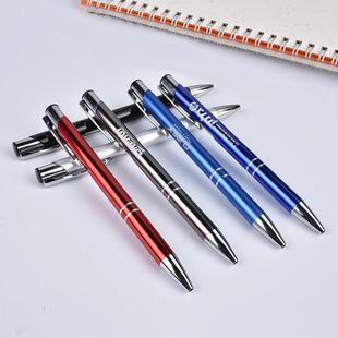 直销新款定制金属笔加工铝杆笔圆珠笔LOGO铝杆礼品笔广告笔商务笔