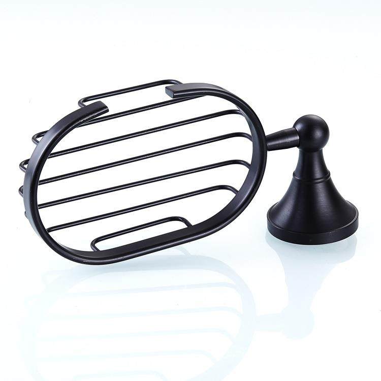 直销新款黑古铜色皂网黑色铜材质肥皂架皂碟复古欧式厨卫五金挂件