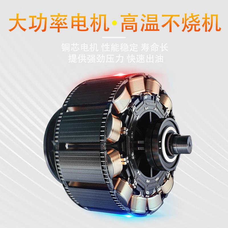 直销新款电动黄油枪充电锂电池全自动高压便携式无线挖掘机黄油机