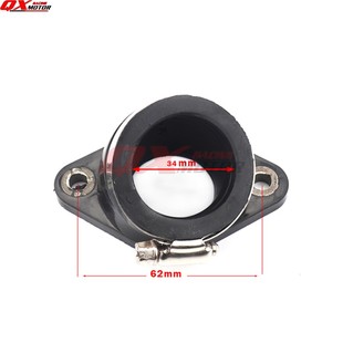 越野摩托车改装 化油器喉管 MX6 30mm化油器接口T4 PWK 28mm
