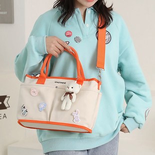 母婴包宝宝妈妈便捷外出收纳手提袋妈咪婴儿轻便出门带娃斜挎包包