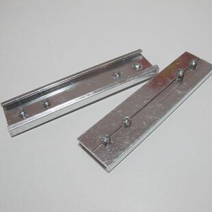 直销新款 直轨方轨道拼接器 窗帘轨道连接器 铝合金轨道接驳器
