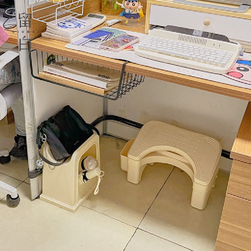 热销脚踏凳办公室桌下防跷二郎腿工位神器桌下踩脚凳沙发搁脚台马