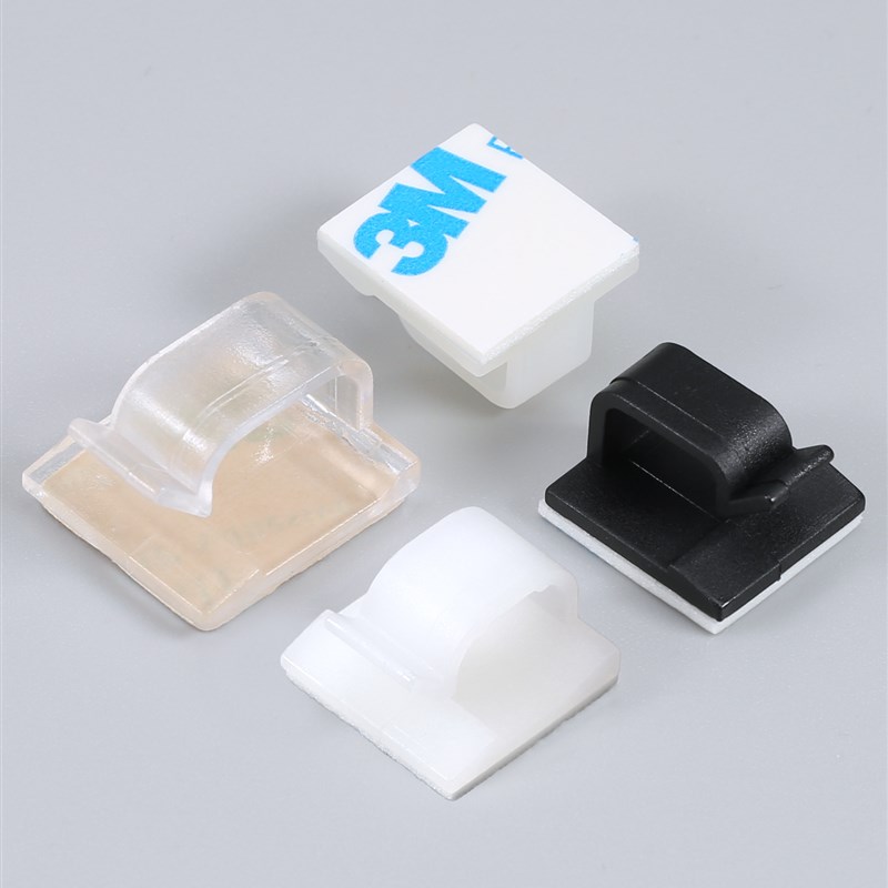 热销Wcl胶粘自粘电缆扎带架电线夹电缆管理架尼龙存储扣架