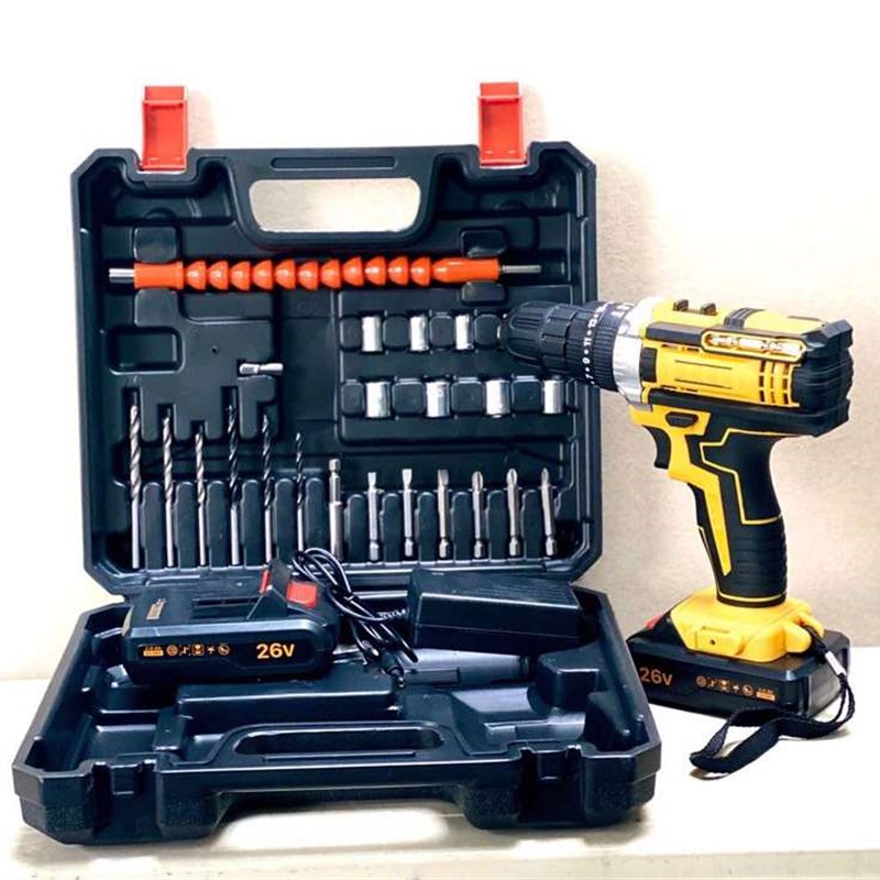 热销新品21v/24v充电式电钻电动螺丝起子批起子机多功能家用工具