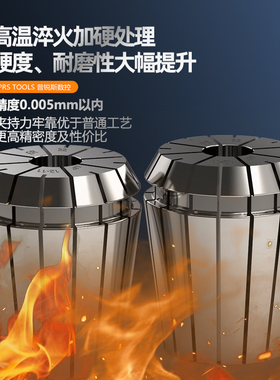热销高精度ER夹头UP级0.005精度ER32/16/20/25加工中心夹头弹性ER