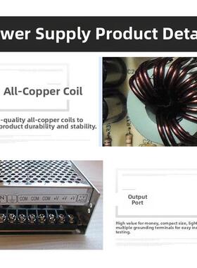 5V40A200W单双色稳压创联成联超薄电源，12片P10单元板Led显示屏