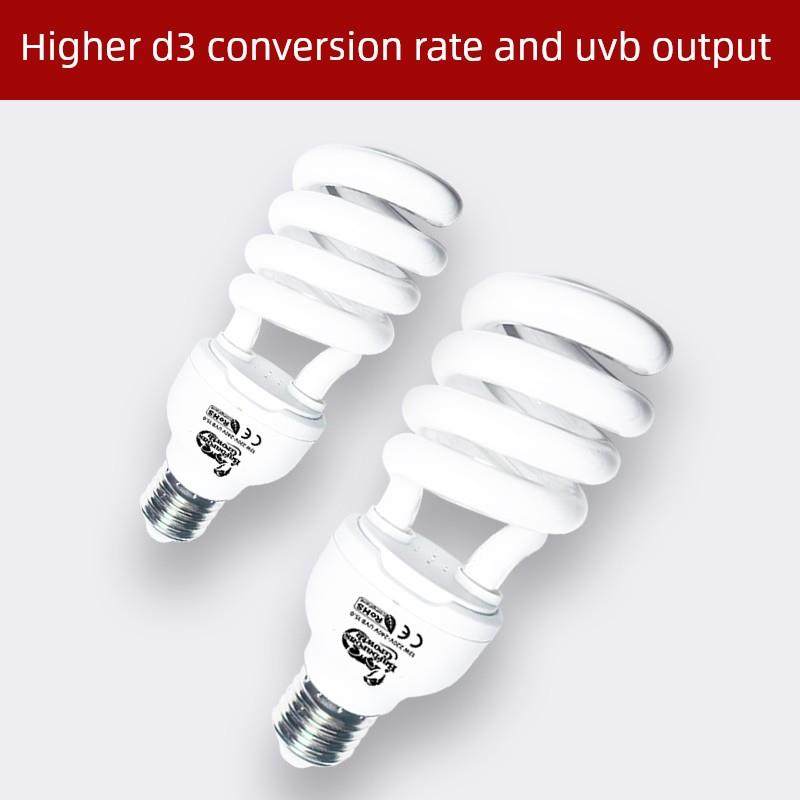 爬行动物宠物Uvb10.0补钙节能灯龟鬃狮蜥蜴繁殖箱紫外全光谱加热