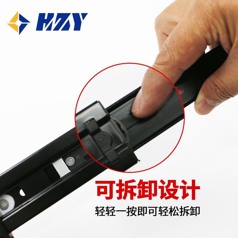BMB三节滑轨抽屉钢珠家具导轨重型路轨45宽加厚材料承重90斤
