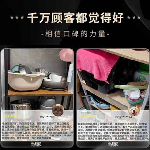 厨房置物架落地多层家用收纳储物架多功能锅具碗碟微波炉用品架子