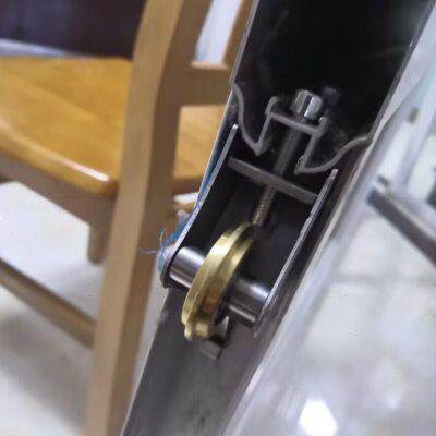 滚轮槽重型上下滑轮淋浴房宽壳浴室推拉门导轨移门轨道卫生间衣柜
