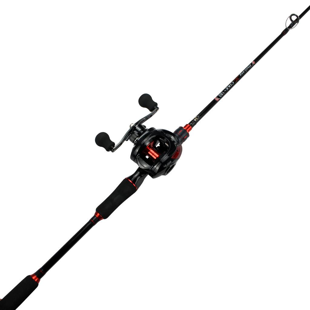 直销新款 路亚枪柄竿远投碳素M调海钓水滴轮船钓竿黑鱼鲈鱼高碳竿