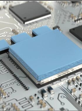 直销新款软性蓝色高导热硅胶片8W 电脑CPU显卡芯片存储器散热器用